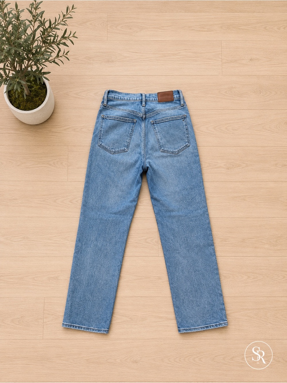 J.Crew Re-96 Slim Wide Leg Jeans Women’s US 6 28 Light Wash Denim MSRP $148 - Picture 3 of 5